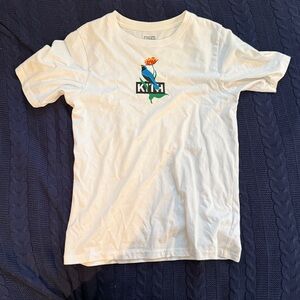 Kith White Tee with Floral Graphic